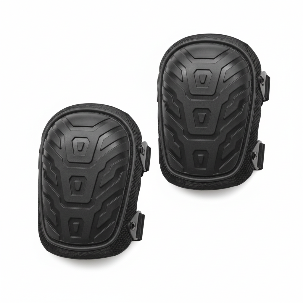 Genouillères de protection - vue à 45 degrés