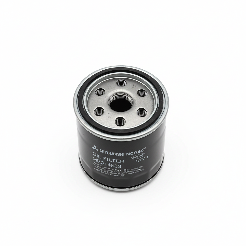 Filtre à huile Mitsubishi ME014833 - Vue de dessus