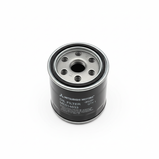 Filtre à huile Mitsubishi ME014833 - Vue de dessus