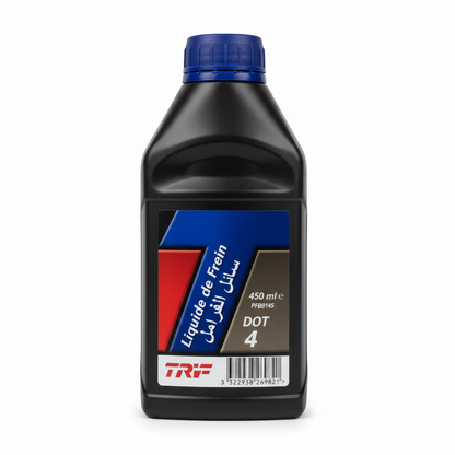 Vue latérale - Liquide de frein DOT 4