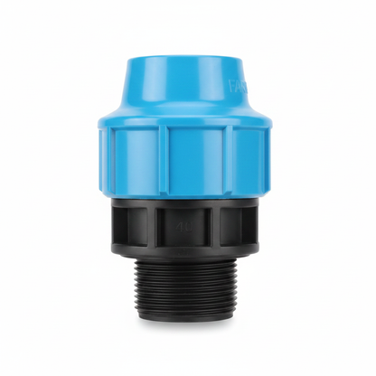 Raccord compression HDPE 40mm - photo pro fond blanc