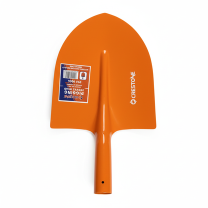 Pelle CRESTONE orange vue de face sur fond blanc