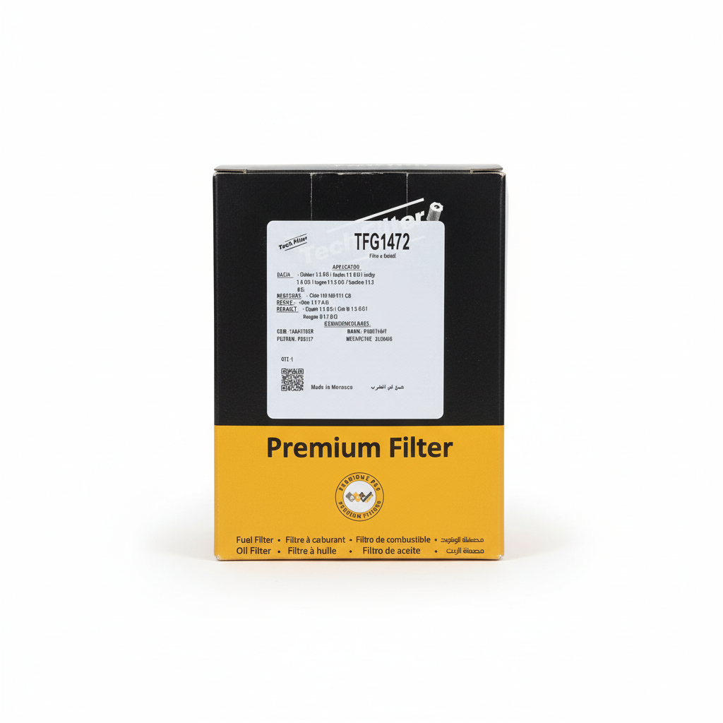 Filtre Tech Filter TFG1472 - Vue arrière