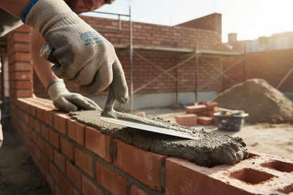 Truelle en utilisation sur chantier