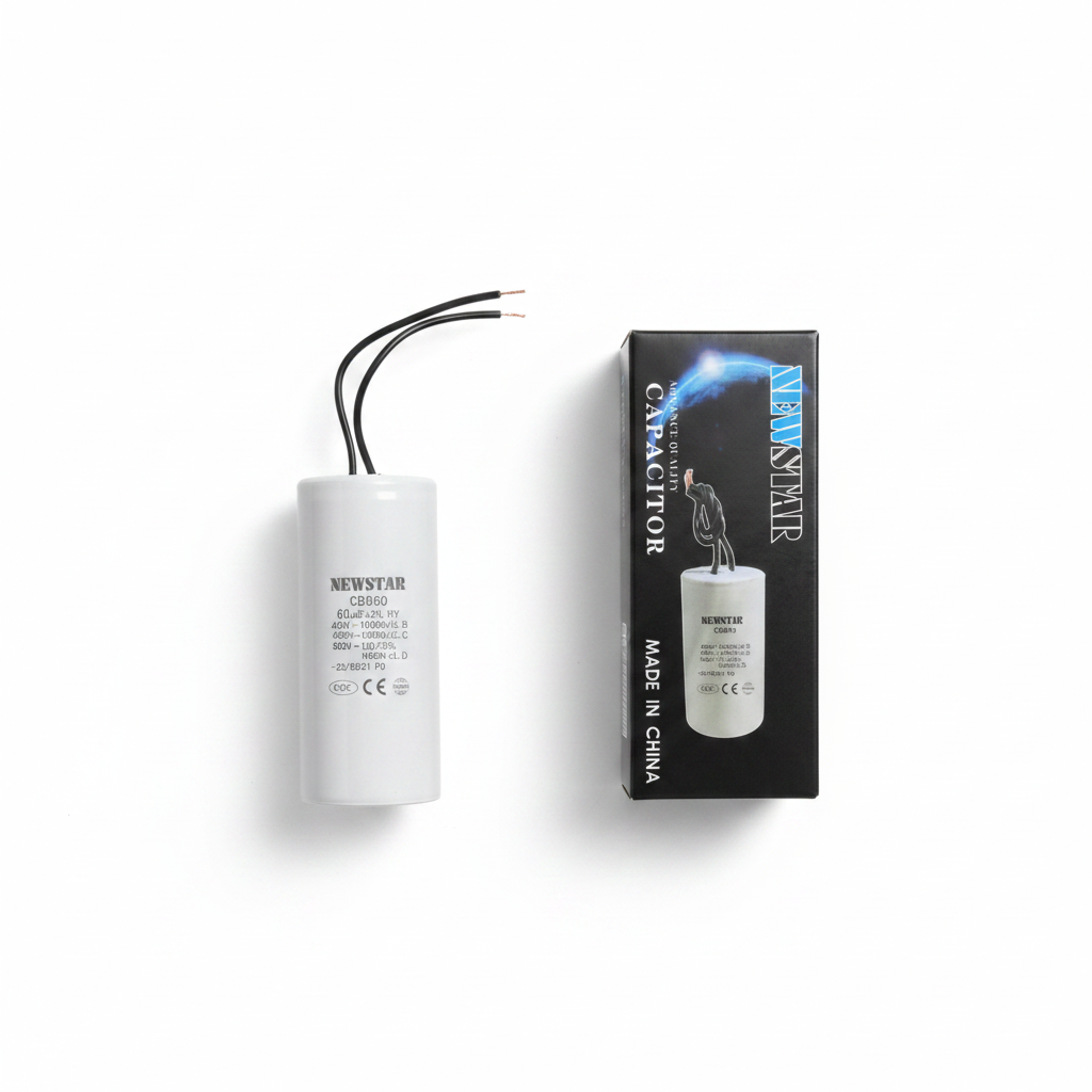 Condensateur de Marche CBB60 60µF 450VAC - NEWSTAR
