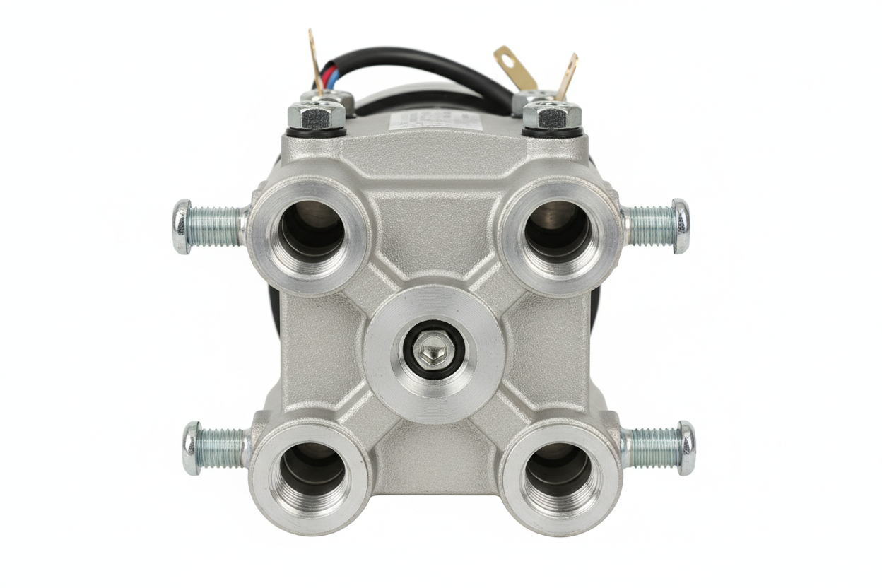 Pressostat - collecteur métal vue dessous