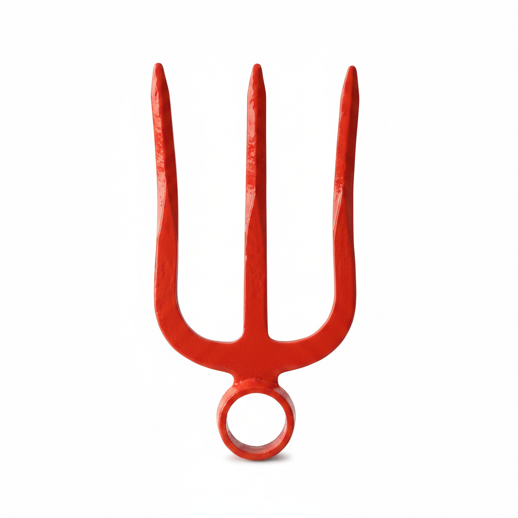 Fourche de Jardin 3 Dents – Rouge
