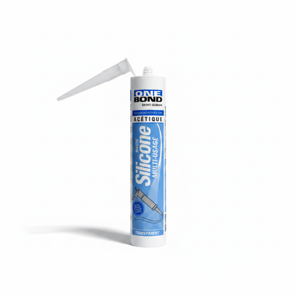 One Bond Saint-Gobain — Mastic Silicone Acétique Multi-Usage Transparent
