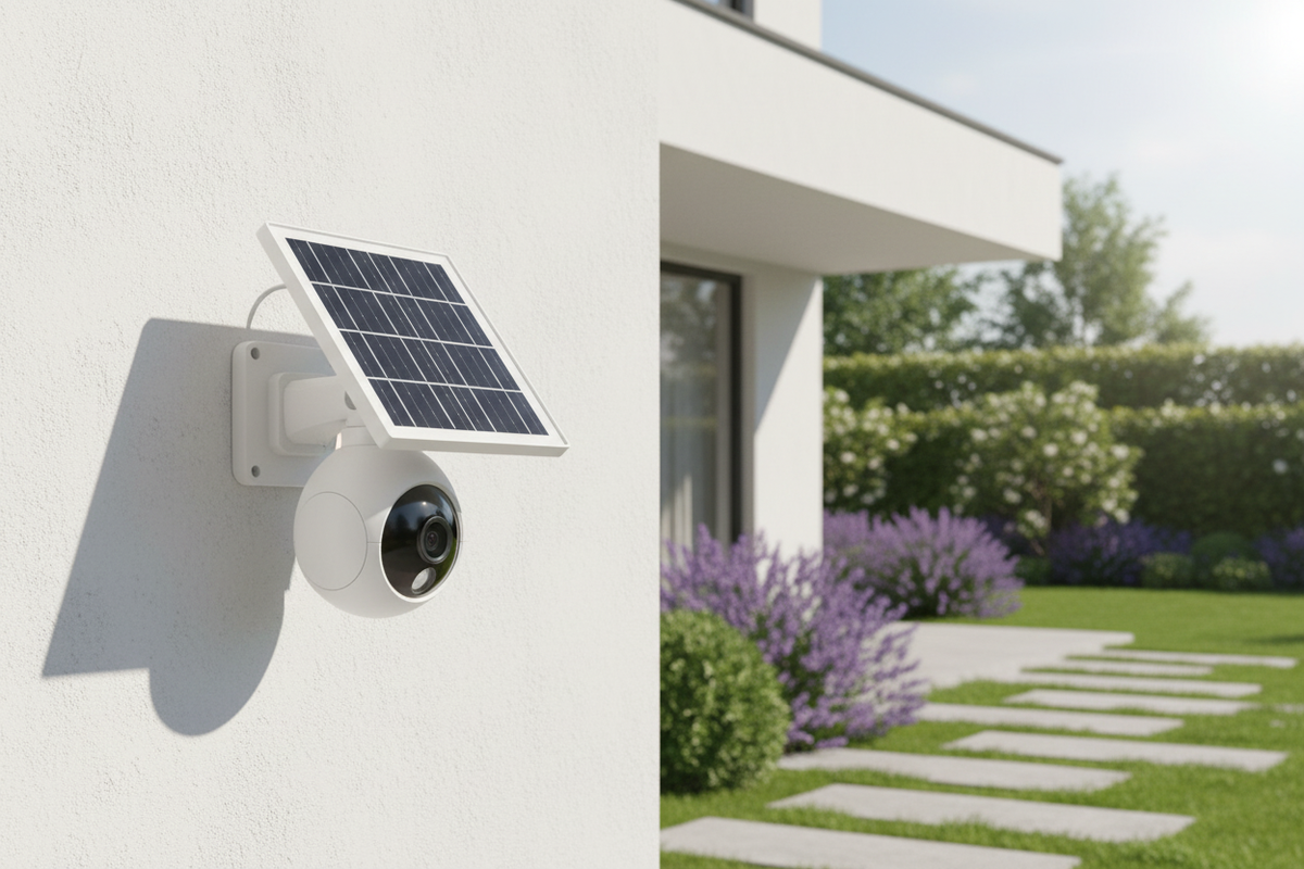 Caméra installée en extérieur