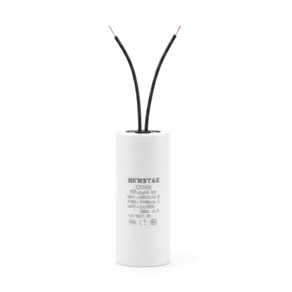 Condensateur de Marche CBB60 60µF 450VAC - NEWSTAR