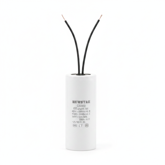 Condensateur de Marche CBB60 60µF 450VAC - NEWSTAR