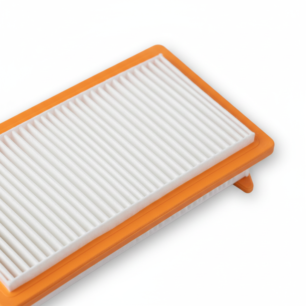 Filtre HEPA aspirateur - gros plan détail texture