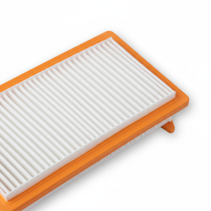 Filtre HEPA aspirateur - gros plan détail texture