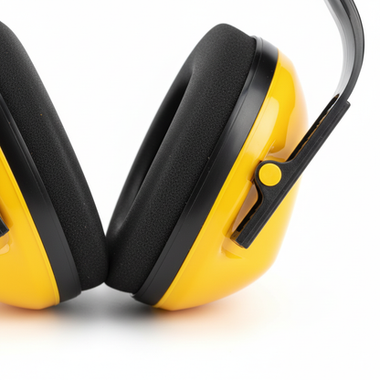 Détail rembourrage casque antibruit