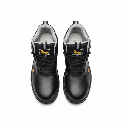 Chaussures de sécurité noires - vue du dessus