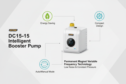 Pompe Surpresseur Intelligente HIZZAH DC15-15 — Aimant Permanent à Fréquence Variable