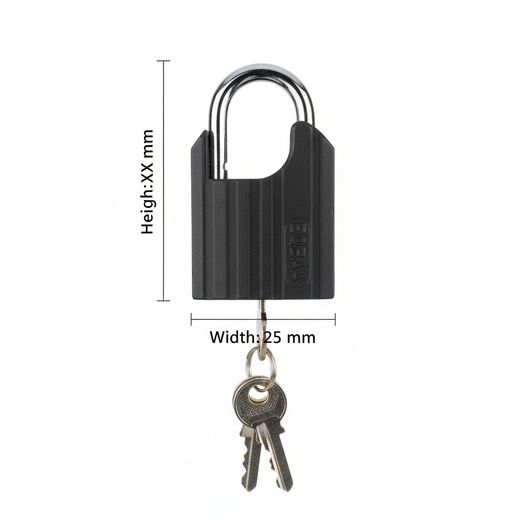 Cadenas en main montrant l'échelle