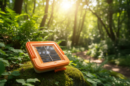 Lampe Solaire LED Portable 4 Panneaux — Rechargeable Solaire & USB
