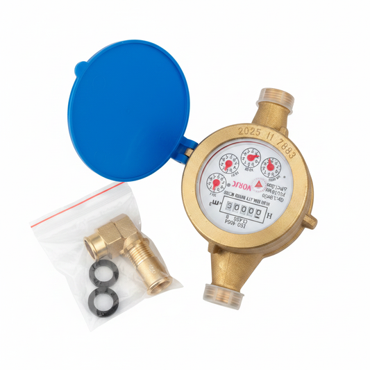 Compteur d'eau en laiton haute qualité – Classe