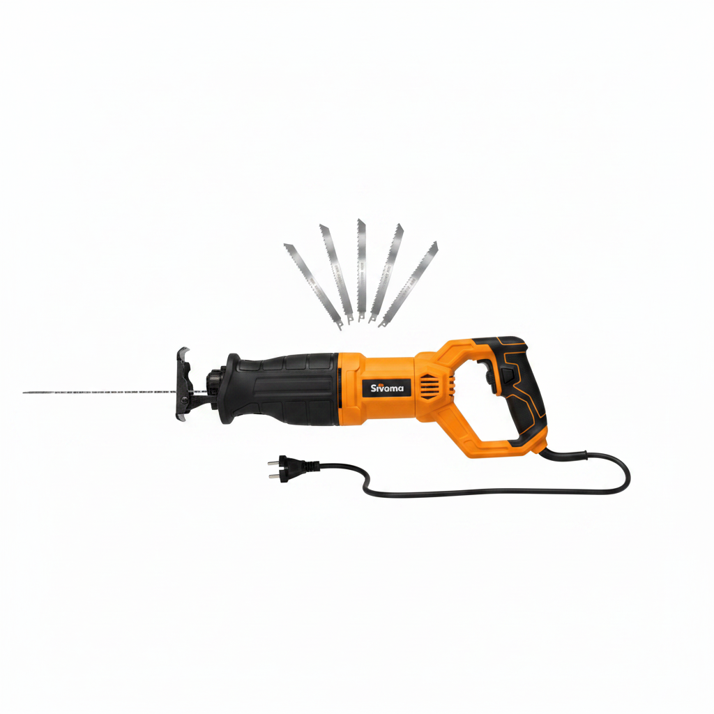 Scie Récurrente Sivama 900W – 8 Lames Incluses