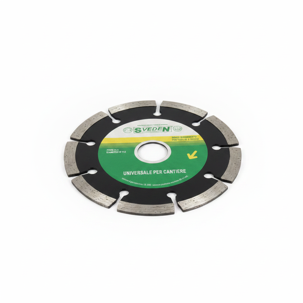 Disque Diamanté Segmenté SVEDEN 115mm - Universale Per Cantiere