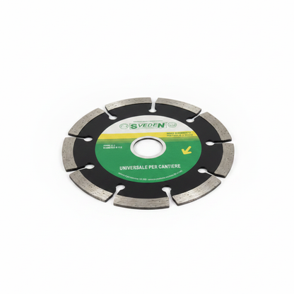 Disque Diamanté Segmenté SVEDEN 115mm - Universale Per Cantiere