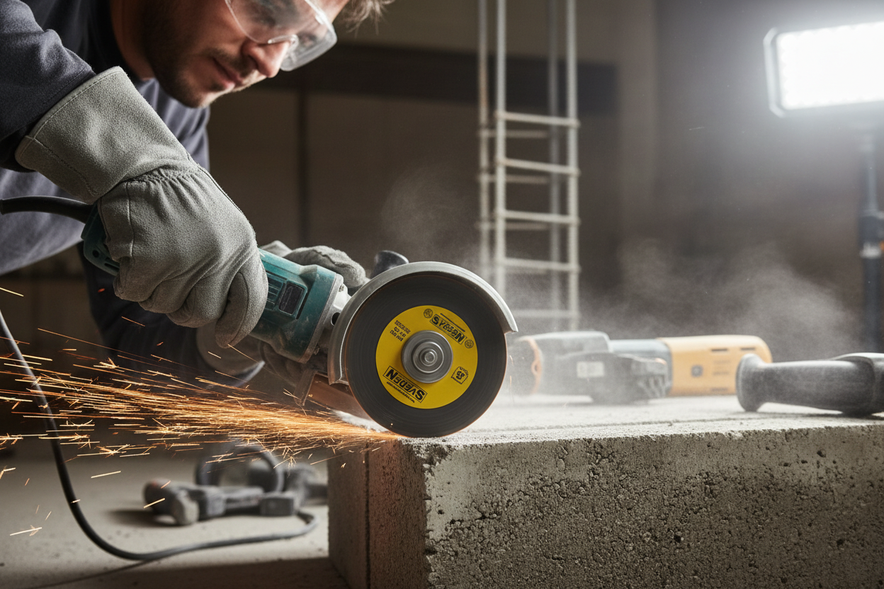 Disque Diamanté Segmenté SVEDEN 115mm - Universale Per Cantiere