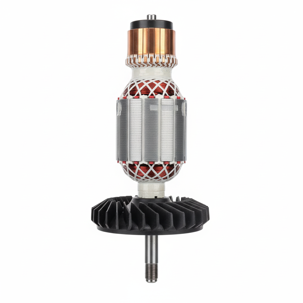 Induit rotor fond blanc - vue principale