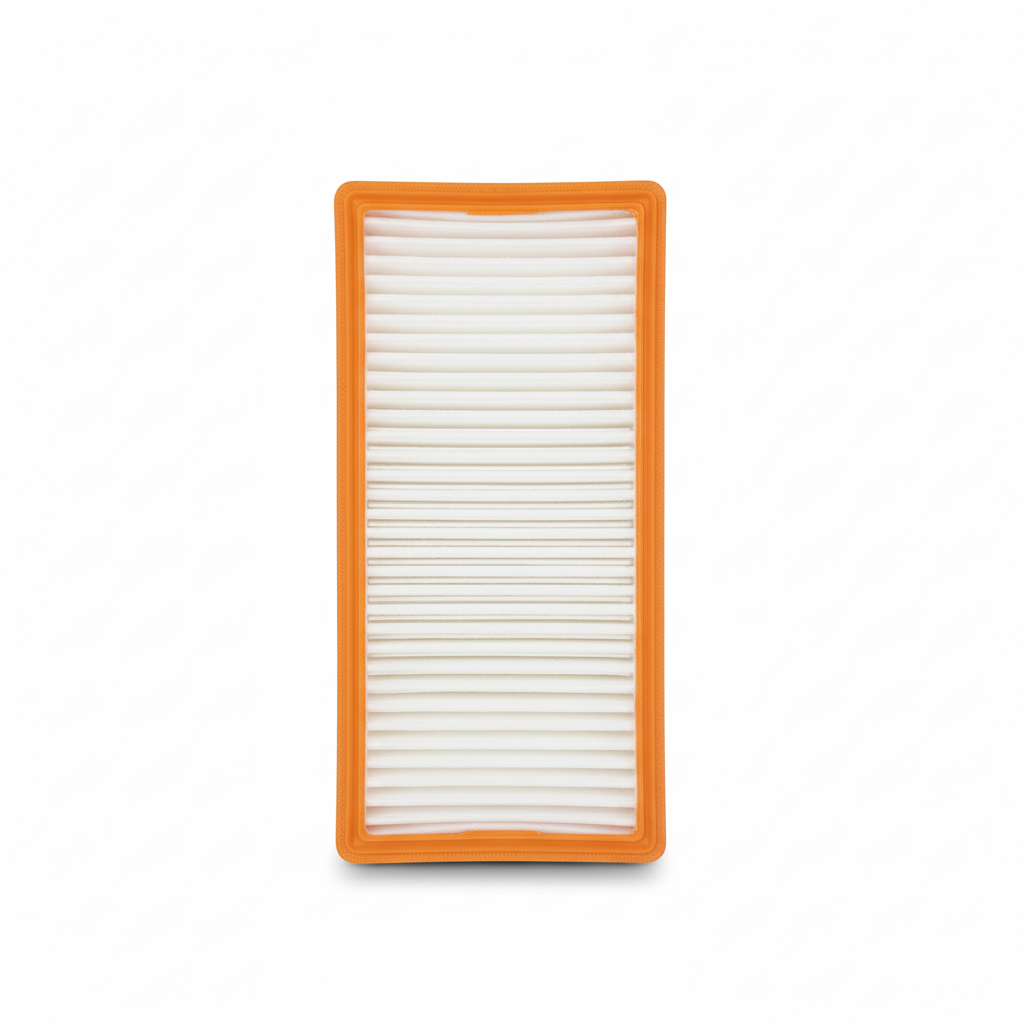 Filtre HEPA aspirateur avec cadre orange - vue principale