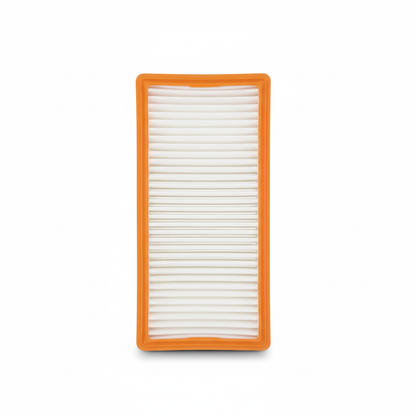 Filtre HEPA aspirateur avec cadre orange - vue principale
