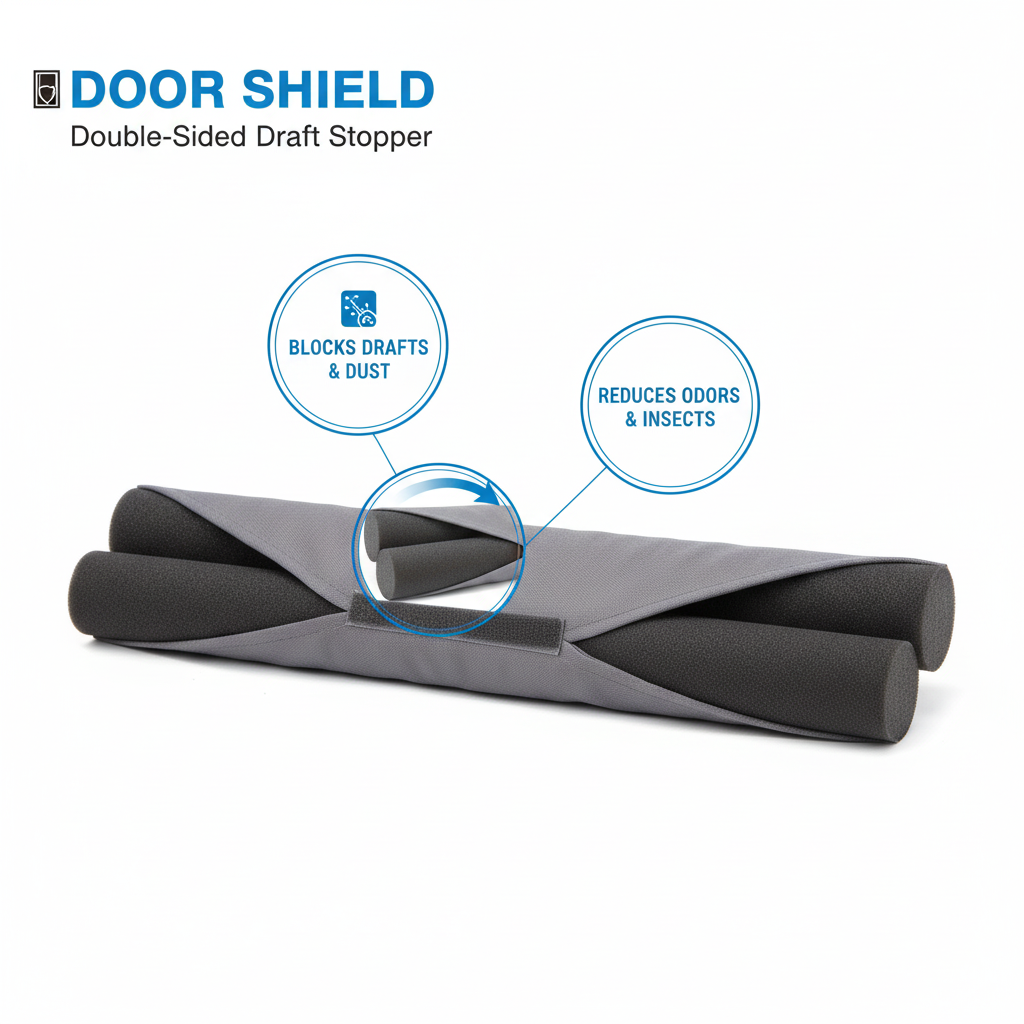 Door Shield — Bas de Porte Isolant Double Protection