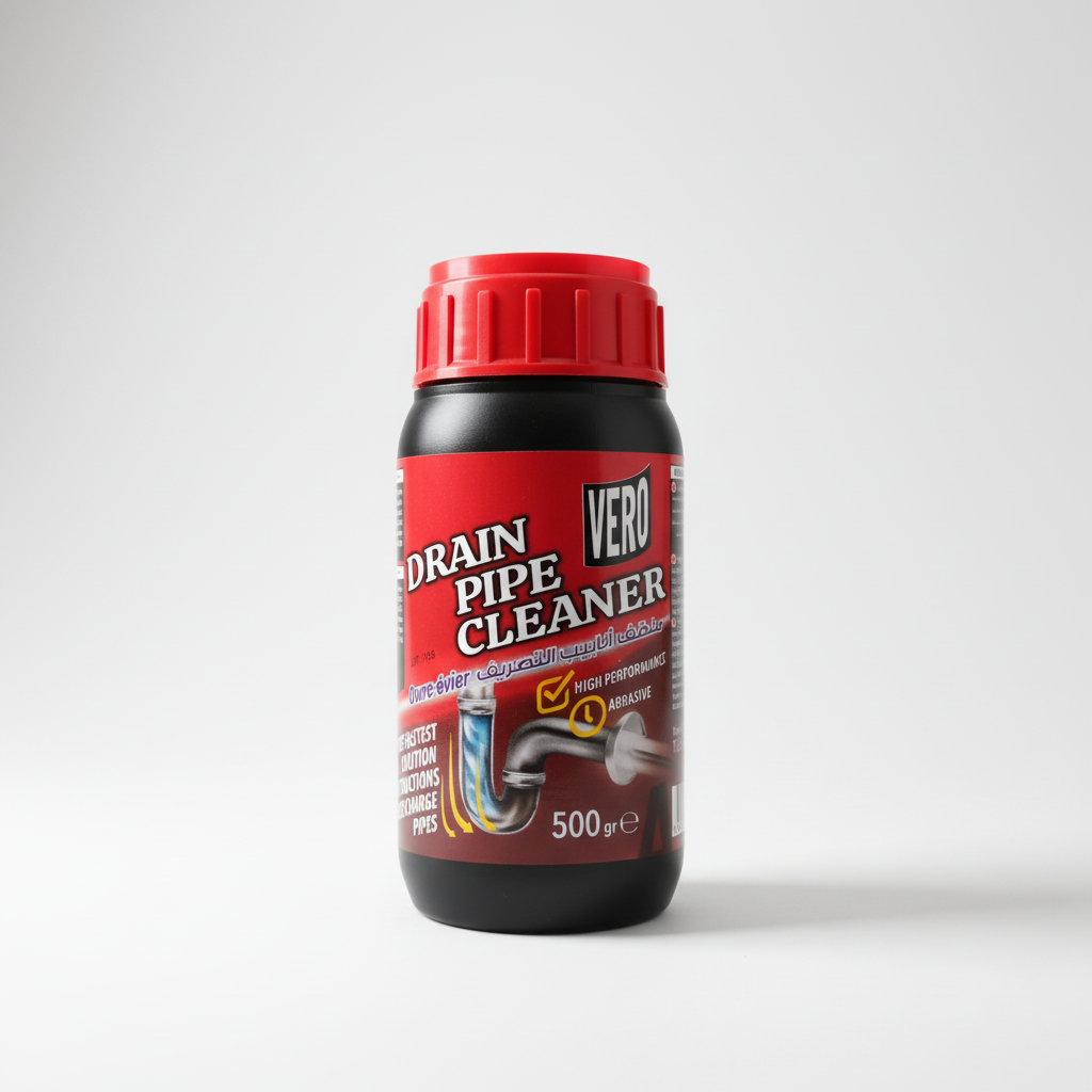 VERO Drain Pipe Cleaner 500g – Déboucheur Professionnel
