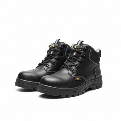 Chaussures de sécurité noires - vue trois-quarts