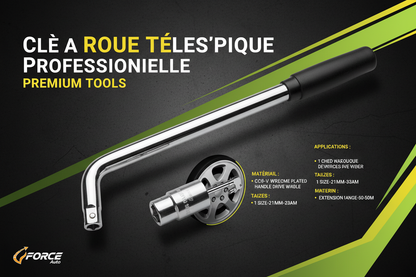 Clé à Roue Télescopique Professionnelle