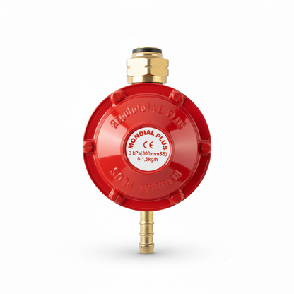 Régulateur de pression gaz Mondial Plus - Vue frontale