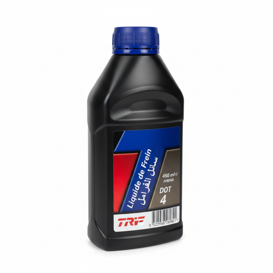 Vue trois-quarts - Liquide de frein DOT 4