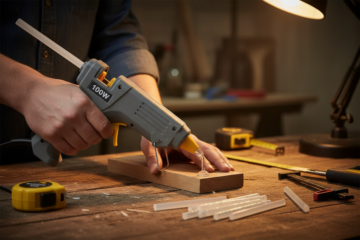 Pistolet à Colle DANI 100W - Photo lifestyle atelier
