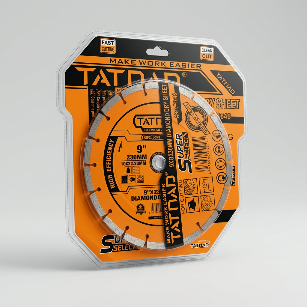 Disque diamant segmenté TATNAD 230 mm – Réf. 71646