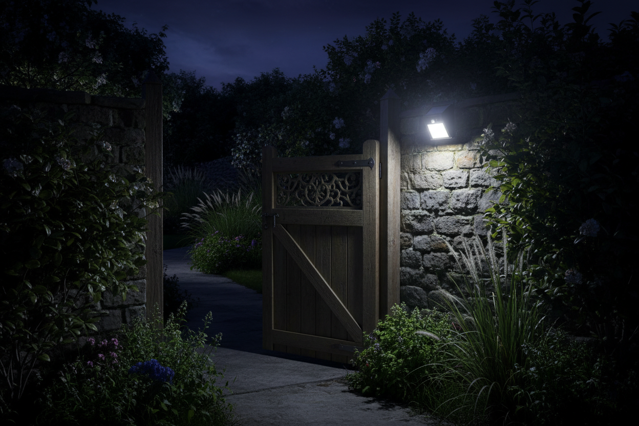 Lampe Solaire COB avec Détecteur de Mouvement – 400 Lumens