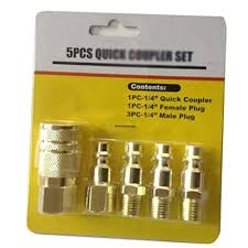 Set de Raccords Pneumatiques Rapides 5 Pièces