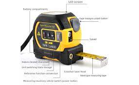 Mètre Ruban Numérique 2-en-1 (Ruban 5m | Laser 40m)