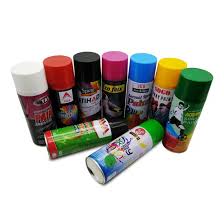Bombe de peinture en spray – Couleurs variées
