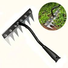 Râteau de Jardin à Dents Triangulaires Robustes