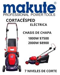 Tondeuse Électrique Makute 1800W – Largeur de coupe 380 mm