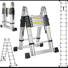 Échelle Télescopique Double en Aluminium 4.4 m