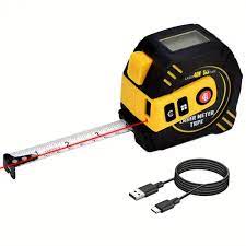 Mètre Ruban Numérique 2-en-1 (Ruban 5m | Laser 40m)