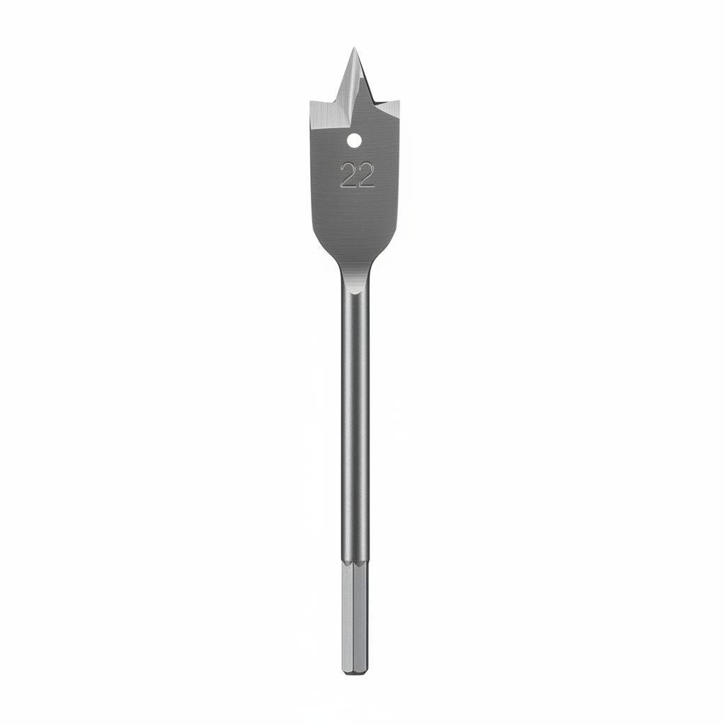 Mèche Plate Bois 20mm – Assist Tools | Revêtement Titane | Queue Hex 1/4"