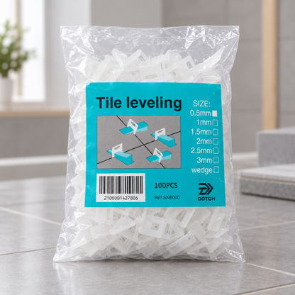 Mise en scène sur carrelage