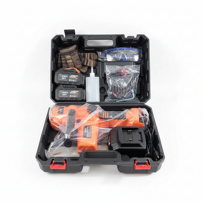 Tronçonneuse Électrique Sans Fil BOWE II 48V - Kit Complet avec 2 Batteries