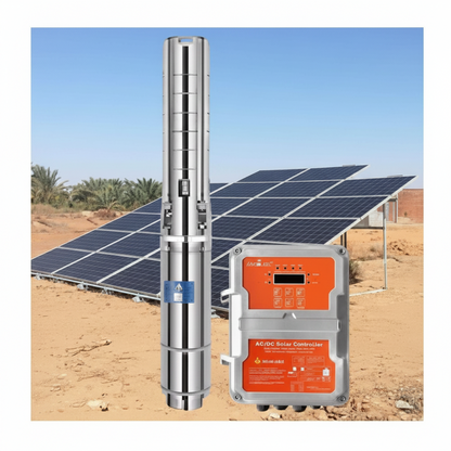 HANOURO Pompe Solaire Submersible 1100W - HD-4SC12-60-150
